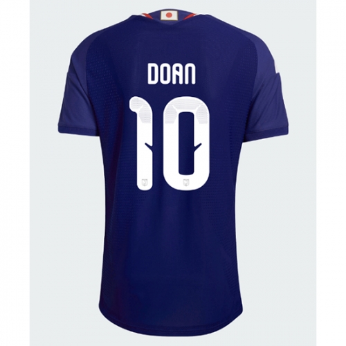 Billige Fotballdrakt Japan Ritsu Doan #10 Replika Hjemmedrakt VM 2026 Kortermet Billige Fotballdrakt Japan Ritsu Doan #10 Replika Hjemmedrakt VM 2026 Kortermet